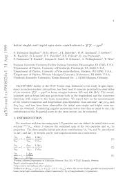 Pintex is a multipurpose joomla template with a versatile design suitable for any business. Pdf Initial Singlet And Triplet Spin State Contributions To Pp Pp Pi0