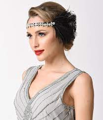 1920s Flapper Headband Gatsby Headpiece Wigs In 2021 Gatsby Hair Flapper Hair Gatsby Headband