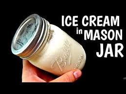 He Makes Ice Cream In A Mason Jar Who Says You Have To Have An Ice Cream Maker To Make Good Ice Cream Homemade Ice Cream Ice Cream Mason Jars Make Ice