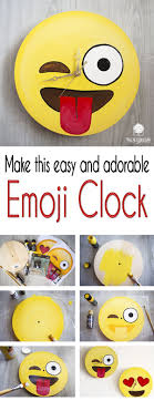 Alarm clock emoji is the picture of an extremely annoying and noisy device, meant to help its owner wake up in the morning (before they would do it in a natural way). Diy Emoji Wall Clock Emoji Diy Emoji Diy Back To School