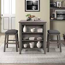 You can take the chairs and table anywhere you need it too. Amazon Com Pub Table With Storage
