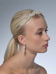 Tiara "Small Pearl Branches"