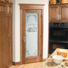 Two Of These In Place Of The Pantry Closet Doors Painted And Aged Pantry Door Frosted Glass Pantry Door Corner Pantry