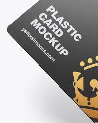 Plastic Card Mockup In Stationery Mockups On Yellow Images Object Mockups 1000 In 2020 Plastic Card Stationery Mockup Cards