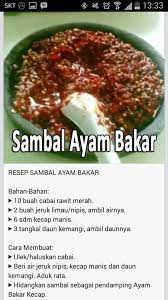 Sambal Ide Makanan Resep Masakan Resep Makanan