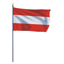 Le drapeau de la république d'autriche est composé de trois bandes horizontales, rouge, blanche et rouge. Drapeau Autriche Achat Drapeau Autrichien Doublet