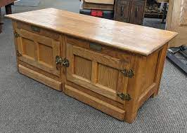 If your home's aesthetic leans towards simplicity and clean lines, then you. White Clad Ice Box For Coffee Table Entryway Bench Hueckman Auction