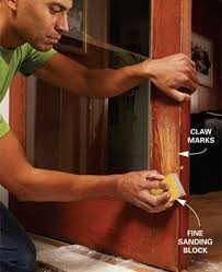 Easily Repair Pet Claw Marks Diy Home Repair Door Repair Home Repair