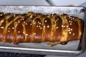 Frozen bread dough is made into beautiful braids. Braided Lemon Bread Smitten Kitchen