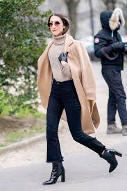 Black Ankle Boots With Jeans The Black Shoe Trend That Used To Make Me Cringe Is Now A Thing Black Boots Outfit Fashion Winter Boots Outfits