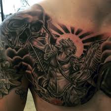 For drawings of archangels, come down to our time, look incredibly beautiful and aesthetically pleasing, which is. 80 San Miguel Arcangel Tattoo Design