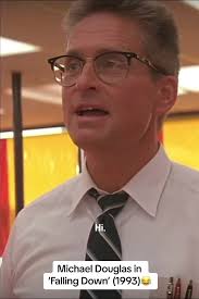 Falling Down Hamburger Scene