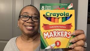 Amazon.com: Crayola Broad Line Markers, School Supplies, Colors may vary, 8  Count : Toys & Games