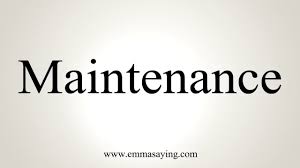 How To Pronounce Maintenance Youtube