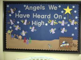 Angels We Have Heard On High Christmas Bulletin Board Christmas Bulletin Boards Christmas Bulletin Kids Bulletin Boards