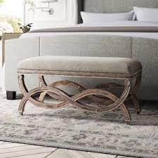 Cecile 46 75 Pedestal Dining Table Upholstered Bench Bedroom Bedroom Bench Benches For Sale