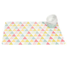 Set De Table Motifs Triangle Graphique Multicolore Living Room Scandinavian Dining Accessories Home Decor Kitchen