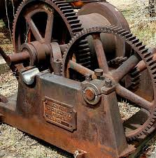 Old Mining Gear Hoist Mining Equipment Old West Town Creepy Images