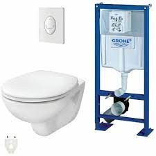 Grohe pack wc suspendu complet avec bati support cuvette abattant>. Pack Wc Suspendu Grohe Autoportant