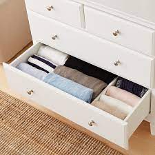 You can use a simple dish rack, a pill organizer for small items. Dresser Drawer Organizer 4 Dream Drawer Organizers The Container Store