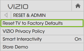 These devices normally include access using a wired internet connection. How To Factory Reset A Vizio Smart Tv Support Com Techsolutions