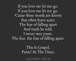 This is the beat of my heart (2x)the gnashing teeth and criminal tongues. This Is Gospel Panic At The Disco Lyrics To Live By Best Song Lyrics Words