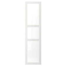 Ebay biete zwei neue tyssedal türen in den maßen 50x195 cm an. Tyssedal Tur Weiss Glas 50x195 Cm Ikea Deutschland