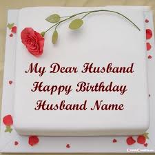 Personalized Name Happy Birthday Wishes With Name Edit And Photo Candles Birthday Cake For Husband Wishes Images With Name Photo In 2020 Happy Birthday Dear Husband Birthday Wish For Husband Cake For Husband