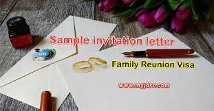 Letter for family visa for wife. Family Reunion Visa Dependent Visa Sample Invitation Letter My Jdrr
