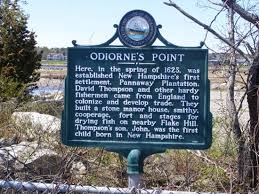 A Historical Marker Offers A Bit Of History About Odiorne