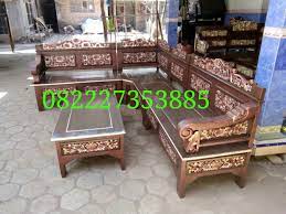 Harga kursi kayu jati leter l. Kursi Jati Leter L