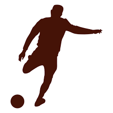 Football Player Kicking The Ball Silhouette Ad Paid Sponsored Player Silhouette Ball Football Football Players Silhouette Silhouette Png