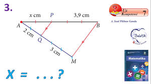 Berilah tanda silang (x) pada huruf a, b, c, atau d di depan jawaban yang benar! Ruas Garis Yang Dipotong Perbandingan Sama Buku Paket Bse Matematika 7 Smp Revisi 2017 Youtube