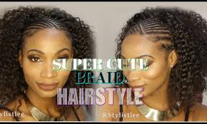 Check spelling or type a new query. Easy Cute Half Braid Cornrow Half Curly Hair Makeover 6 Feat Young Head Beats Los Angeles Fashion Style Nigeria