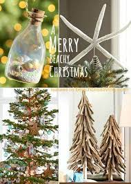 Just because you live on the coast doesn't mean you can't celebrate christmas like everyone else! Beach Christmas Decorations Ideas Inspired By Sea Sand Shells Beach Bliss Living