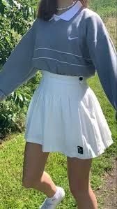 Tiktok Fashionflavour Instagram Sophievanoest Tennis Skirt Outfit Outfits Aesthetic Sweaters