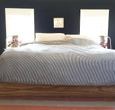Folding mattresses usually have three panels and fold in two places. Diy Faux Bed Frame Design Sponge