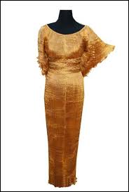 Golden Wedding Day Gowan Dress Anniversary Dress Silk Evening Dress 50th Wedding Anniversary Party