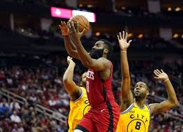 Nba scoreboards are hung above the center of the field and show replays, the clock, score and other statistics on share the results with a web link at the end of the game. James Harden Scores 36 Points Rockets Rout Warriors 129 112