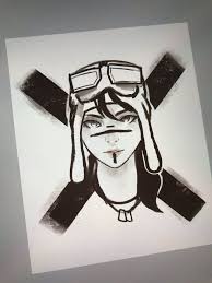 Renegade Raider Anime Drawings Drawings Portrait Drawing