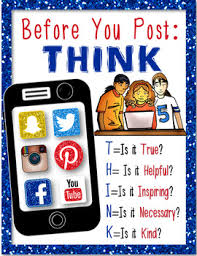 Cybersafety week, poster contest at gisd. Social Media Safety Poster Digital Citizenship And Cyber Safety