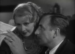 Barbara Stanwyck and Douglass Dumbrille in Baby Face (1933)...