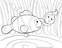 Finding nemo is an animated film from pixar animation studios, which was distributed by walt disney and buena vista. Marlin And Nemo Finding Nemo Coloring Pages Disney Movies List
