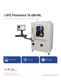 Ipg lasers continue to displace traditional lasers in many existing applications due to their superior performance and value. Ix 280 Ml Datasheet Ipg Photonics Corporation Manualzz