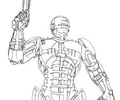 Sometimes i see terminals colored like this: Robocop Superheroes Printable Coloring Pages