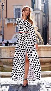 Black And White Polka Dot Long Sleeve Dress V Neck Airy Summer Polka Dot Dress Etsy Dot Dress Polka Dot Dress Polka Dress