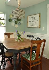 Goggles (optional) sanding sponge (optional) how to strip paint off wood: Refinished Farmhouse Dining Table Refresh Living