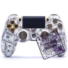 Custom Playstation 4 Ps4 Dualshock 4 Controller Money Bullet Mando Ps4 Mandos Ps4