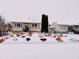 I have a flat roof and want to put one of those 7.5' (or bigger) inflatable nativity scenes on my roof. Where Inflatable Christmas Decorations Go To Die Edmonton