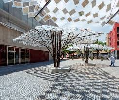 Bcn Re Set Urban Circuit In Barcelona Miralles Tagliabue Embt Archinect Pavillion Design Shade Structure Architecture
